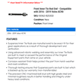 thumbnail image 2 of Front Inner Tie Rod End - Compatible with 2016 - 2019 Volvo XC90 2017 2018, 2 of 2