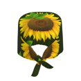 thumbnail image 2 of Kdxio Sunflower Pattern Turban Hat for Women Men Comfortable Adjustable Cleaning Working Cap with Sweatband, 2 of 8