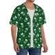 thumbnail image 2 of Balery Happy St. Patrick's Day Camisa Casual de Manga Corta con Botones para Hombre, Texturizada, Estilo Cubano, para Playa, Verano-XX-Large, 2 of 5
