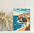 thumbnail image 2 of Coastal Town Canvas Wall Art Print，Perfect for Living Room，Bedroom，Bathroom，Office，and Hotel Decoration., 2 of 8