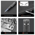 thumbnail image 3 of Portable 128 in 1 Screwdriver Set High Strength Repair Tools Kit for Electronics Repair, 3 of 5
