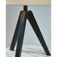 thumbnail image 2 of Signature Design by Ashley Laifland 24" Mid Century Modern Wood Table Lamp Set, 2 Count, Black & Beige, 2 of 5