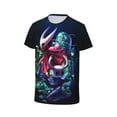 thumbnail image 4 of Hollow Game Kni-ght Silksong Youth T-shirt Short Sleeve Graphic Tops Breathable Shirt Tees, 4 of 9