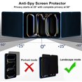 thumbnail image 3 of Protector de pantalla Juvraixo para iPad Pro 11" M5/M4 con vidrio de privacidad, 3 of 7