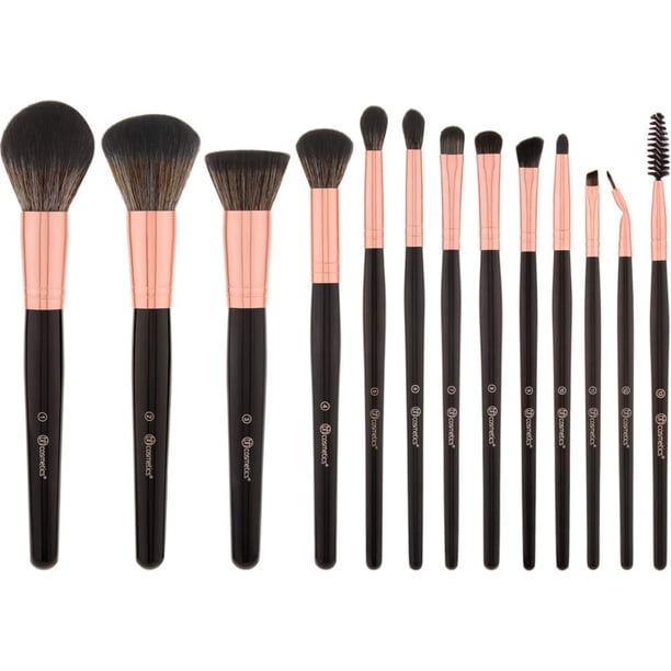 BH STUDIO PRO makeup brush set , BH Signature Rose Gold 13 Piece