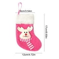 thumbnail image 4 of Xuniizn Christmas Stockings Bulk, Assorted Festive Xmas Stockings for Fireplace Mantel Decor, Traditional Holiday Ornaments, Christmas Decorations for Home, Cloth, 4 of 7