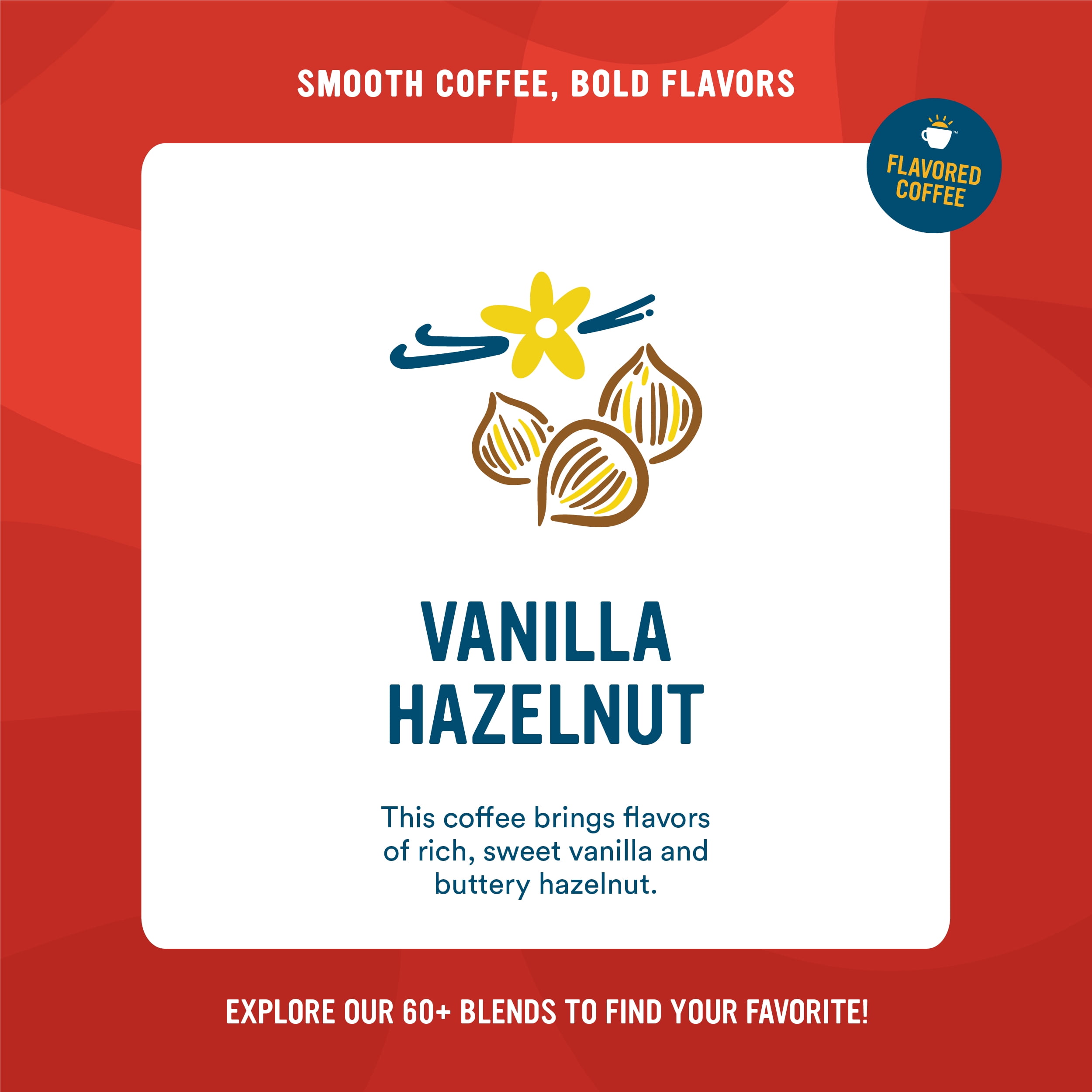 Cameron's Coffee Vanilla Hazelnut Light Roast Ground Coffee, 32 oz