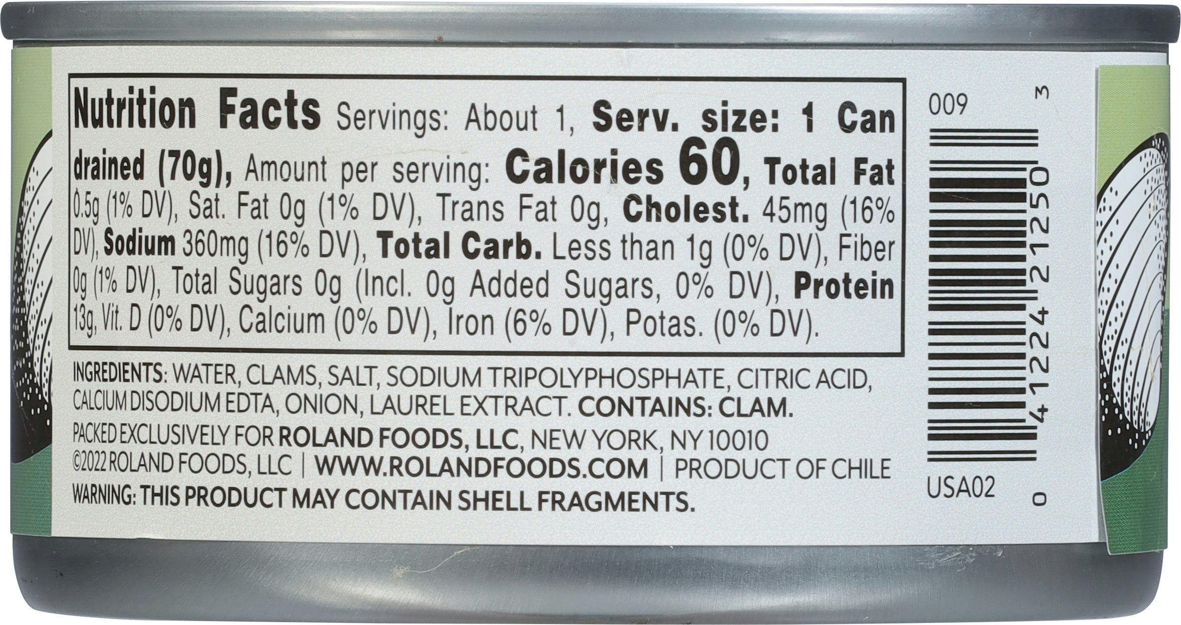 Roland Clam Minced (Pack of 12)