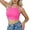 Hot Pink, variant on Women's 50s Neck Tie Knot Back Soft Padding Bikini Top Swimsuit Bathing Suit Tops