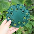 thumbnail image 6 of Garden Plant Support Frame with Bamboo Tray, Plastic Coated Steel Pipe Fixing Rack, Climbing Vine Trellis for Potted Flowers, Sturdy Support Stake for Outdoor Plants, 6 of 6