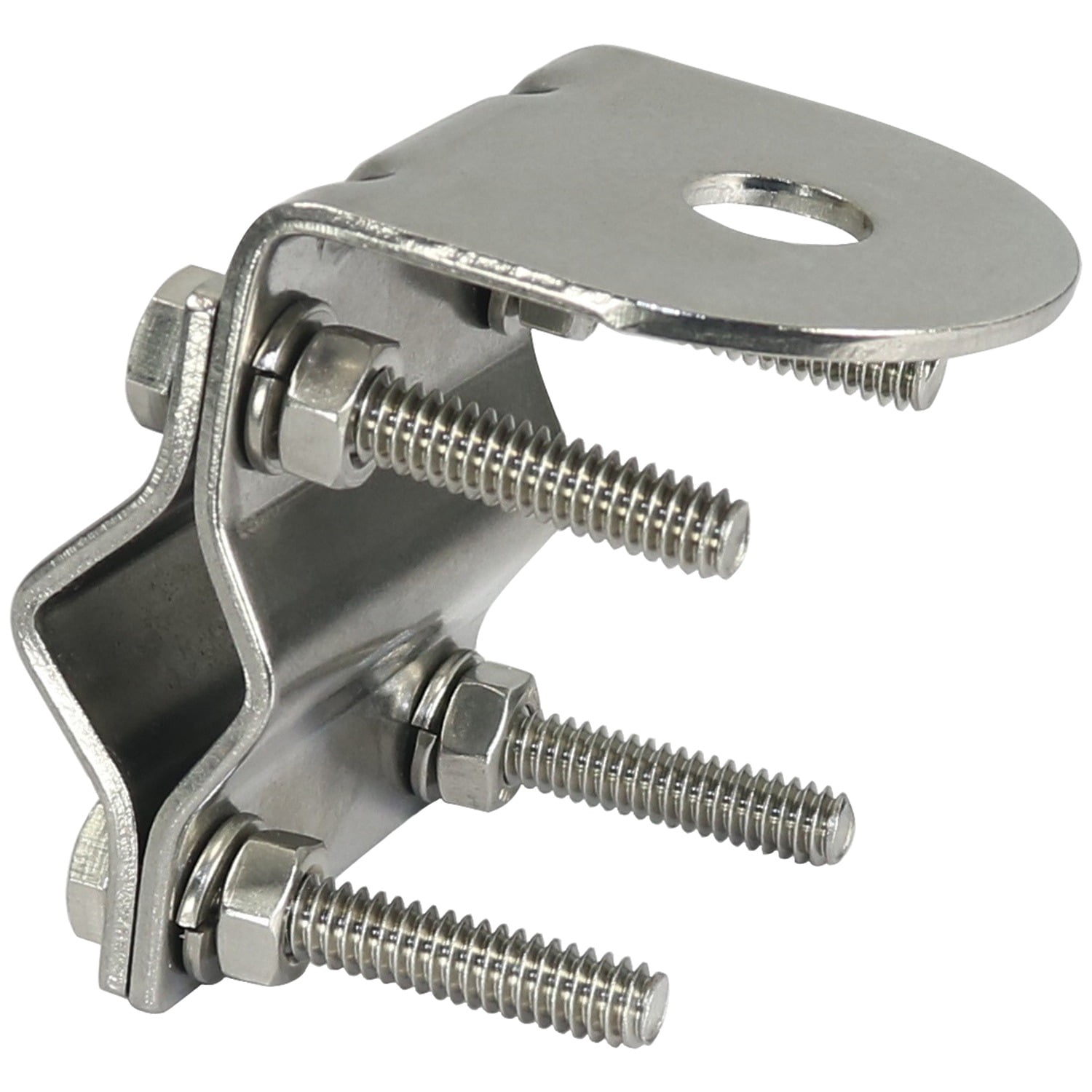 Tram 277 DoubleGroove Stainless Steel CB Antenna Mirror Mount