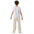 thumbnail image 4 of FORMRS Boys Pajama Pants with Pockets Size 13-14Y Kids Lounge Sleep Bottoms, Beige Nautical Pattern, 4 of 8