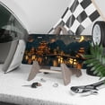 thumbnail image 3 of License Plate, Nighttime Pagoda Scenery Decorative Front,Personalized Stainless Steel License Plate Cover For Men Women,12.2" X 6.2", 3 of 6