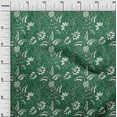 thumbnail image 3 of oneOone Cotton Silk Green Fabric Jacobean Floral Craft Projects Decor Fabric Printed By The Yard 42 Inch Wide, 3 of 4