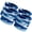 Blue White, variant on COUVER Camouflage Athletic Sweatband Wristbands Blue White 2 Pairs (4 Count)