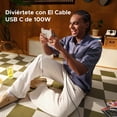 thumbnail image 2 of Cable USB C UGREEN 100W Negro Carga Rápida PPS para MacBook Pro, iPad, Galaxy, Pixel de 3M, 2 of 8