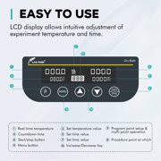 LAB FISH Programmable Digital Dry Bath Incubator - Mini Thermostatic Heater with Timer & 2ml x 35 Tube Block, Precise Temperature Control for Laboratory