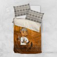 thumbnail image 1 of Oman Bedding Set with Traditional Camel Character and Desert Silhouette Design, 1 of 7