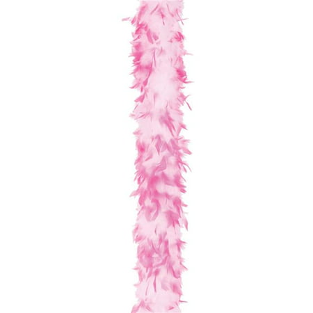 Morris Costumes CKCH40WP Boa Feather 40 White Hot & Pink Tip Costume