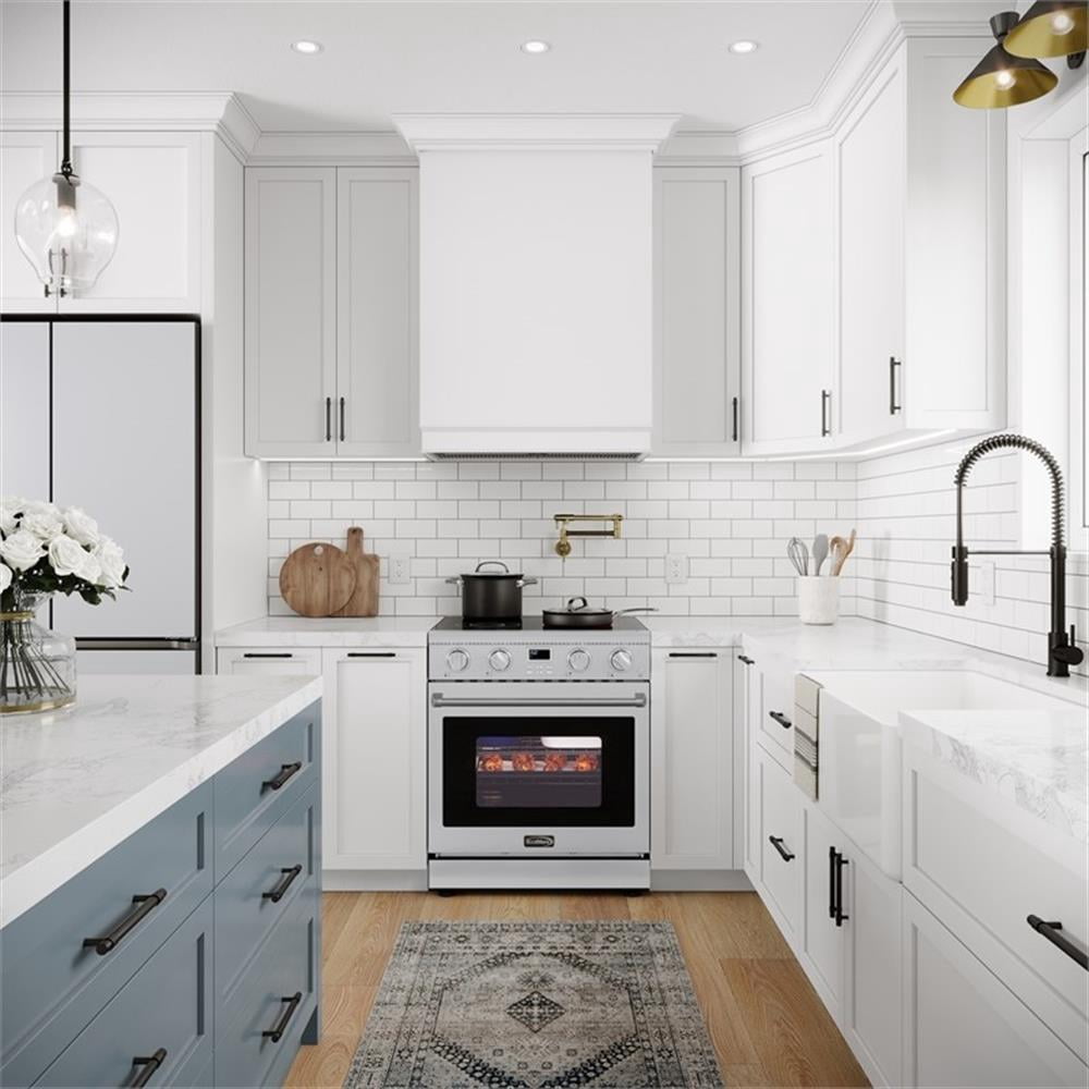 Pemberly Row 30" Professional Electric Range with 14900W of Power 240V in Steel