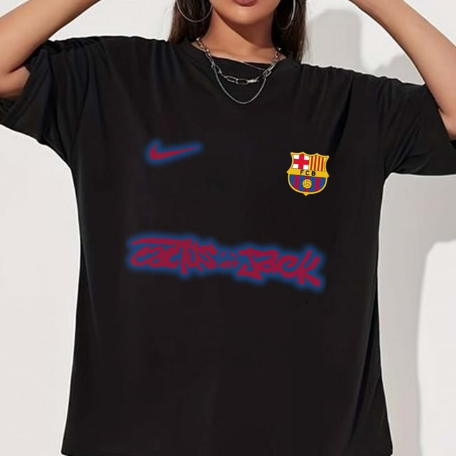 FC 2024/25 Match Domicile X Cactus JACK JERSEYTravis Scott T-Shirt - comme sur l'Image - 2TG