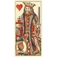 thumbnail image 2 of Gobl, Andreas Benedictus 18x32 White Modern Wood Framed Museum Art Print Titled - King of Hearts (Bauern Hochzeit Deck), 2 of 4