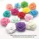 thumbnail image 3 of Yuarrent Paquete de 50 flores biónicas artificiales, rosas de simulación de espuma PE, decoraciones de flores falsas, regalos de compromiso para bodas y Kits de decoración para fiestas Cielo azul Yuarrent  JJ18310-06, 3 of 6