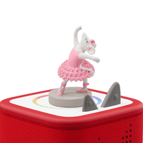 tonies Kids Audio Play Figurine - Angelina Ballerina Character, Portable Speaker Compatible, Small, Pink, Plastic