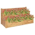 thumbnail image 1 of vidaXL 2-Tier Garden Planter 160x75x84 cm Solid Acacia Wood, 1 of 5