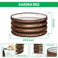 thumbnail image 7 of SnugNiture 2x2x1 ft Metal Raised Garden Bed Outdoor, Raised Beds Kit for Planting Plants (3 Pcs), 7 of 7