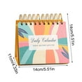 FYHALE 2025 English Desk Calendar Creatives Daily Funs Day And Night