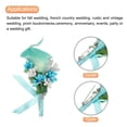 thumbnail image 5 of Boutonniéres de Lirio Unique Bargains 6 Piezas Verde Azul 2,4 x 4,7 pulgadas, 5 of 5