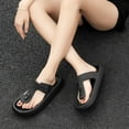 thumbnail image 5 of Unisex EVA Pillow Flip Flops with Adjustable Buckle, Classic T-Strap Sandals for Men & Women, Non-Slip Cushioned Sole, Lightweight Summer Slides, 5 of 14