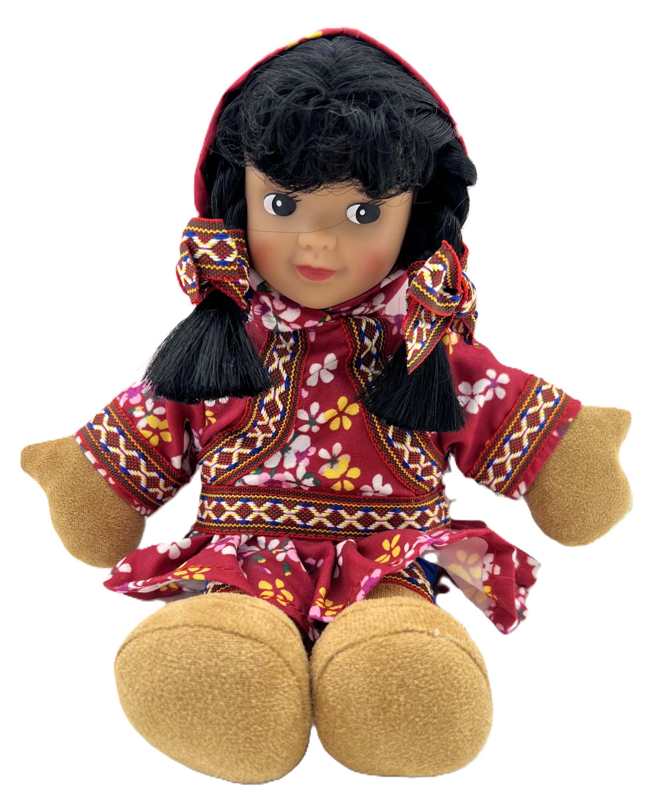 Alaskagift Alaskan Girl Doll With Red Kuspuk