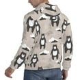 thumbnail image 6 of Naloa Cartoon Bear Brown Men's Casual Hooded Collar Drawstring Hoodies Pullover Sweatshirts Casual Long Sleeve Shirts-4X-Large, 6 of 7