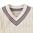 thumbnail image 3 of Hope & Henry Boys' Long Sleeve V-Neck Cricket Sweater, 3 of 4