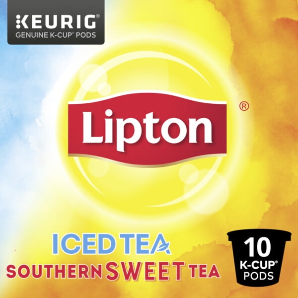 Lipton Iced Tea KCup Pods Southern Sweet Tea 10 Pods