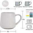 thumbnail image 3 of Taza de Café de Cerámica YONGSHENG Grande 18 oz Gris Apta para Lavavajillas y Microondas, 3 of 5