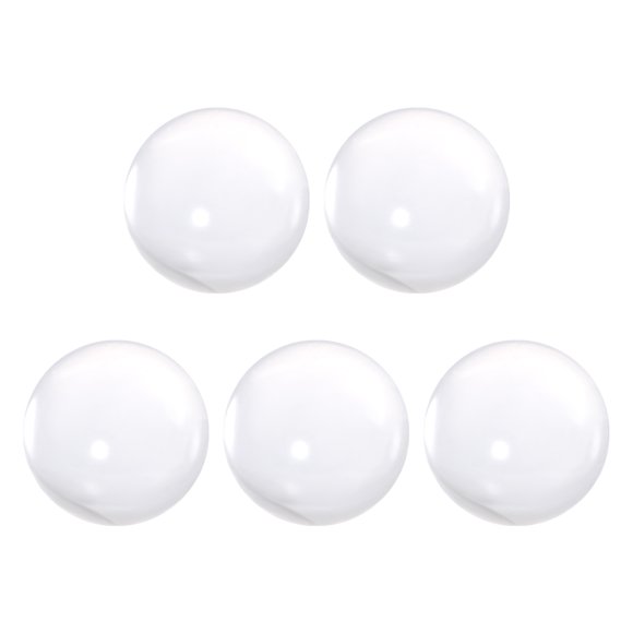 Unique Bargains 1.18''(1.2 pulgadas) Adorno de Bola de Malabares de Acrílico Claro 5pcs