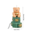 thumbnail image 3 of Japceit Christmas Bear Gift Box, Adorable Candle Holder and Home Decorative Ornament, Festive Seasonal Display for Mantle, Shelf, Tabletop Holiday Decor, 3 of 6