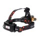 thumbnail image 4 of Nuevo 1800 lúmenes 3x T6 LED 4 modos faro noche pesca correr ciclismo Camping senderismo viaje al aire libre faro antorcha luz de trabajo Soledad Linterna LED, 4 of 10