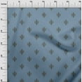 thumbnail image 2 of oneOone Organic Cotton Voile Fabric Geometric Ikat Printed Craft Fabric BTY 42 Inch Wide, 2 of 4