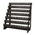 thumbnail image 2 of FVDPWYE Earring Holder Multi Tiers Wood Jewelry Storage Organizer Versatile Stud Earring Brown, 2 of 9