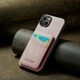 thumbnail image 5 of Dteck for iPhone 14 Plus Case Wallet with Credit Card Slots Holder PU Leather Flip Kickstand Shockproof Phone Cover,Pink, 5 of 5