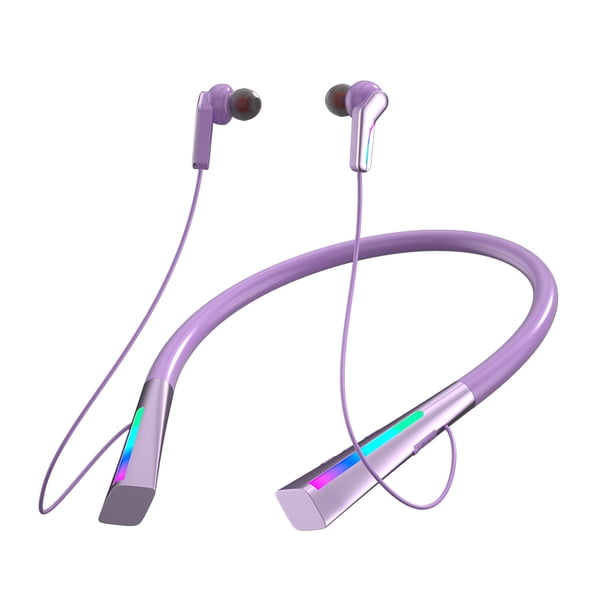 Amzcrzy Electrónica para hombres Organizador de electrónica Cámara digital Auriculares deportivos inalámbricos Bluetooth intrauditivos con luz ambiental RGB de larga duración Accesorios para juegos G