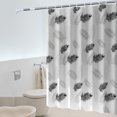 thumbnail image 1 of Cortina impermeable de 180x200 cm para dormitorio (hojas negras), 1 of 5