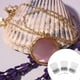 thumbnail image 4 of Wosthever 300 unids/set herramienta de fabricación de joyas DIY extraíble antioxidante reutilizable cierres cadena extensor pulseras anillos de Artesanía Blanco, 4 of 6