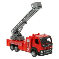BESTYASH Kids Fire Truck Toy Red Plastic 1Pack Emergency Toy Truck Simulation Design