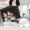 thumbnail image 5 of SEANATIVE Christmas Cover for Sewing Machine Large Sewing Machine Cover Protective Dust Cover with Pockets for Most Standard Sewing Machines, Xmas Snowman Family, 5 of 7