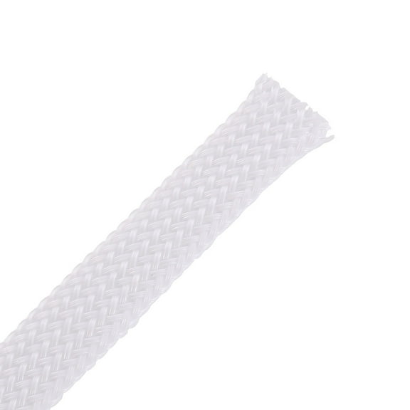 PET Expandable Cord Protector, 6.5Ft-6mm Wire Loom Cable Sleeve and Organizer White